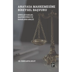 Anayasa Mahkemesinde Bireysel Başvuru