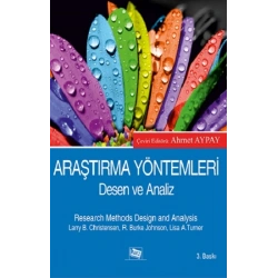 Araştırma Yöntemleri : Desen ve Analiz