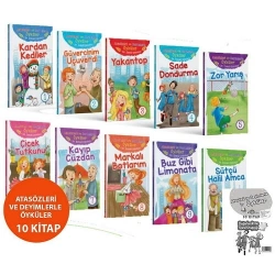Atasözleri ve Deyimlerle Öyküler 10 Kitap Set
