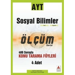 AYT Sosyal Bilimler Ölçüm Serisi 400 Soruyla Konu Tarama Föyleri