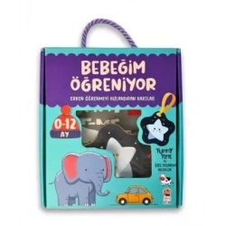 Bebeğim Öğreniyor - Erken Öğrenmeyi Hızlandıran Kartlar (0-12 Ay)