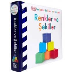 Bebek Dokun ve Hisset Serisi - Renkler ve Şekiller (Ciltli)