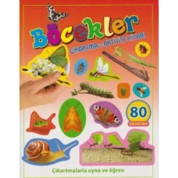 Böcekler-Çıkartma ve Aktivite Kitabı