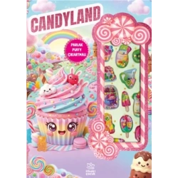 Candyland - Puffy Parlak Çıkartmalı Boyama Kitabı