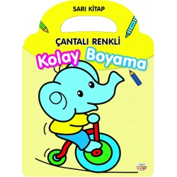 Çantalı Renkli Kolay Boyama - Sarı Kitap