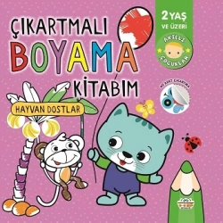 Çıkartmalı Boyama Kitabım-Hayvan Dostlar