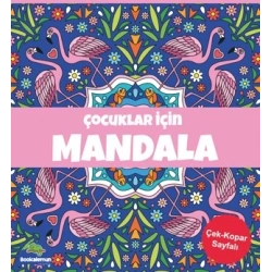 Çocuklar İçin Mandala - Lacivert