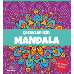 Çocuklar İçin Mandala - Mor