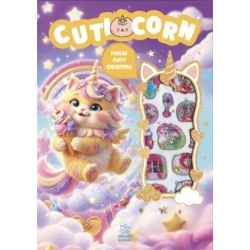 Cuticorn - Puffy Parlak Çıkartmalı Boyama Kitabı
