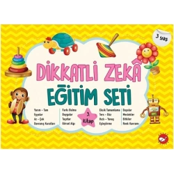 Dikkatli Zeka Eğitim Seti  3. Kitap- 3 Yaş