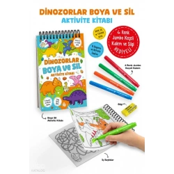 Dinozorlar – Boya ve Sil Aktivite Kitabı