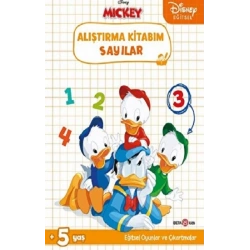 Disney Eğitsel Çıkartmalı Alıştırma Kitabım Sayılar