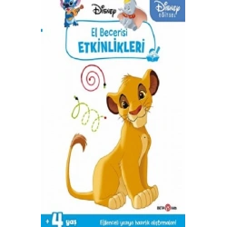 Disney Eğitsel Simba El Becerisi Etkinlikleri Yazıya Hazırlık
