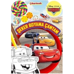 Disney Pixar Arabalar - Şeker Boyama Çantam - Çıkartmalı