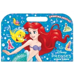 Disney Prenses Çıkartma Hediyeli Boyama Albümü