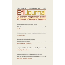 Efil Ekonomi Araştırmaları Dergisi; Cilt: 4 Sayı: 13