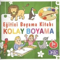 Eğitici Boyama Kitabı - Kolay Boyama