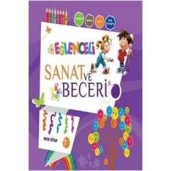 Eğlenceli Sanat ve Beceri Mor Kitap (7 Yaş)