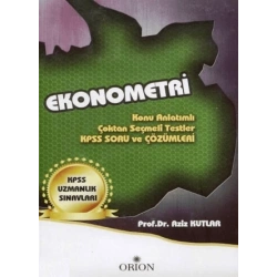 Ekonometri (KPSS Uzmanlık Sınavları)