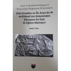 Eski Anadolu ve Ön Asyada At ve Kikkulinin Kaleminden Dünyanın En Eski At Eğitim Merkezi