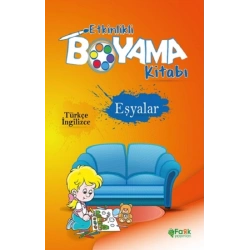 Etkinlikli Boyama Kitabı Eşyalar