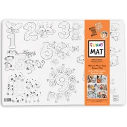 Funny Mat Alfabe - Sayılar (2 Paket 6lı Keçeli Kalem)