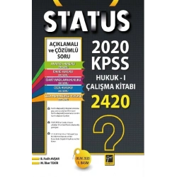 Gazi Kitabevi Status 2020 Kpss Hukuk -I Çalışma Kitabı