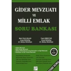 Gider Mevzuatı ve Milli Emlak Soru Bankası