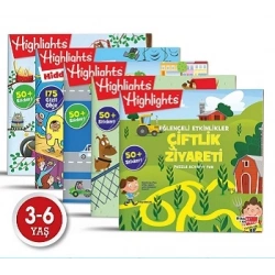 Highlights Sticker Eğlenceli Etkinliklerle Hikayeli Bulmaca 5li Set