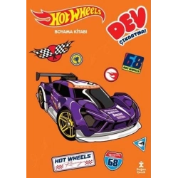 Hot Wheels - Dev Çıkartmalı Boyama Kitabı