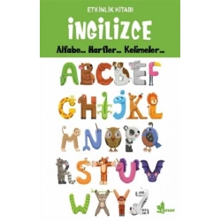 İngilizce Alfabe - Harfler - Kelimeler - Etkinlik Kitabı