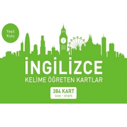 İngilizce Kelime Öğreten Kartlar Yeşil Kutu (love-shark)