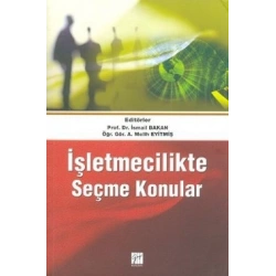 İşletmecilikte Seçme Konular