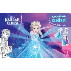 Karlar Ülkesi Çıkartma Hediyeli Boyama Albümü