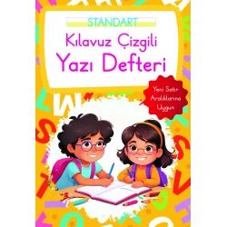 Kılavuz Çizgili Yazı Defteri Küçük Boy - Turuncu
