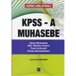 Konu Anlatımlı KPPS-A Muhasebe