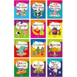 Küçük Kaşifin Boyama Kitabı Seti(12 Kitap)