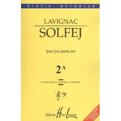 Lavignac Solfej 2A - Şan Çalışmaları