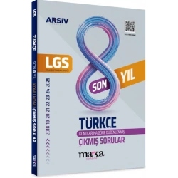 LGS Türkçe Konu Konu Çıkmış Sorular Son 8 Yıl