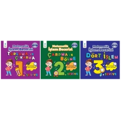 Matematik İşlem Becerisi Seti (3 Kitap)