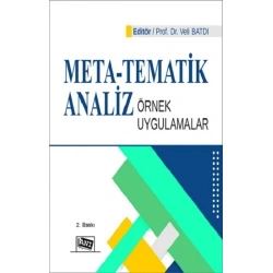 Meta - Tematik Analiz Örnek Uygulamalar
