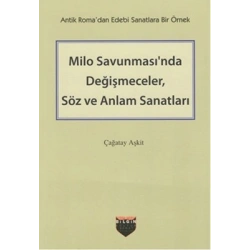 Milo Savunmasında Değişmeceler Söz Ve Anlam Sanatl