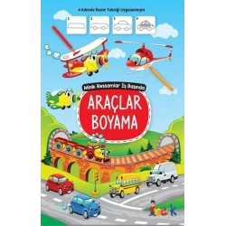 Minik Ressam İş Başında -Araçlar Boyama