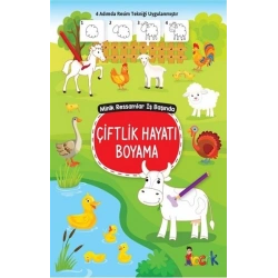 Minik Ressam İş Başında - Çiftlik Hayatı Boyama