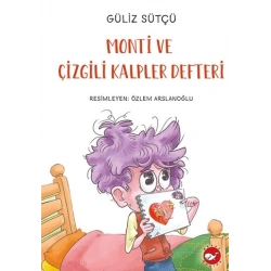 Monti Ve Çizgili Kalpler Defteri