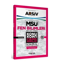 MSÜ FEN BİLİMLERİ Konu Konu ÇIKMIŞ SORULAR Son 7 Yıl