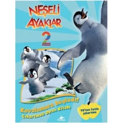 Neşeli Ayaklar 2 - Çıkartmalı Oyun Kitabı