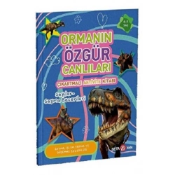 ORMAN ÖZGÜR CANLILARI ÇIKARTMALI AKTİVİTE KİTABI Sayılara Sayma Becerileri