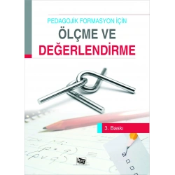 Pedagojik Formasyon İçin Ölçme ve Değerlendirme