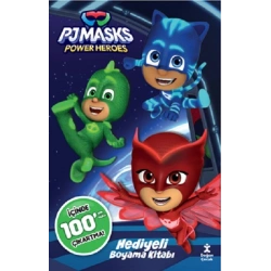 PJ Masks 100 Çıkartma Hediyeli Boyama Kitabı